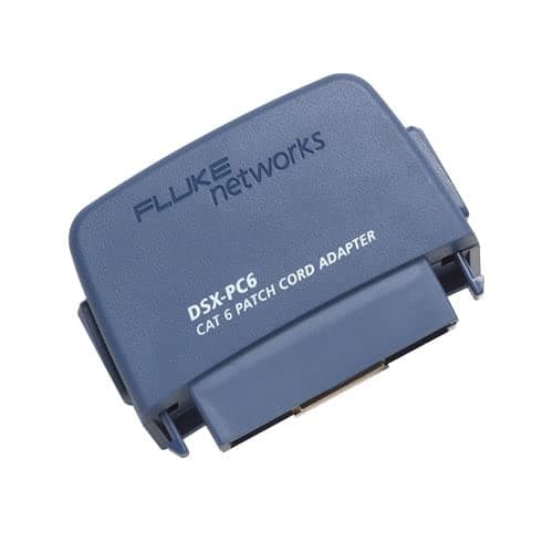 Fluke Networks DSX-PC6 Adaptadores DSX CAT 6 con Jacks y Patch Cord Blindado CAT 6, para certificación y prueba de cableado UTP/FTP