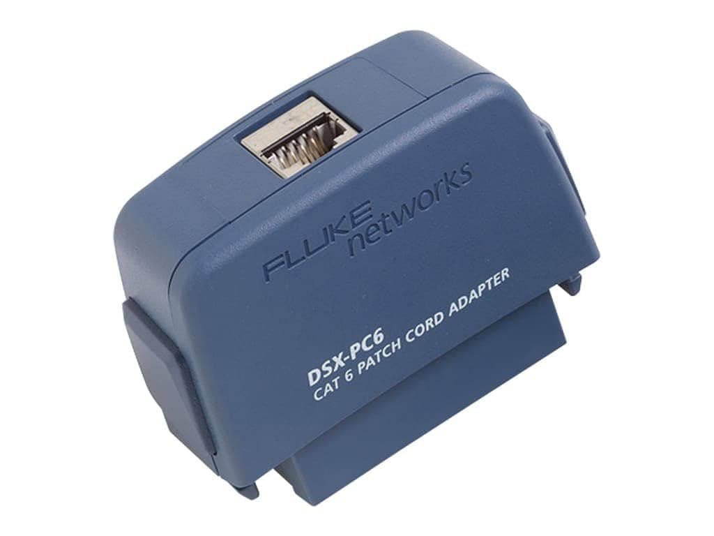 Fluke Networks DSX-PC6 Adaptador de Cordón de Parche Único Cat 6 para Enlaces con Conectores Modulares, Compatible con DSX, Accesorio de Certificación de Cables