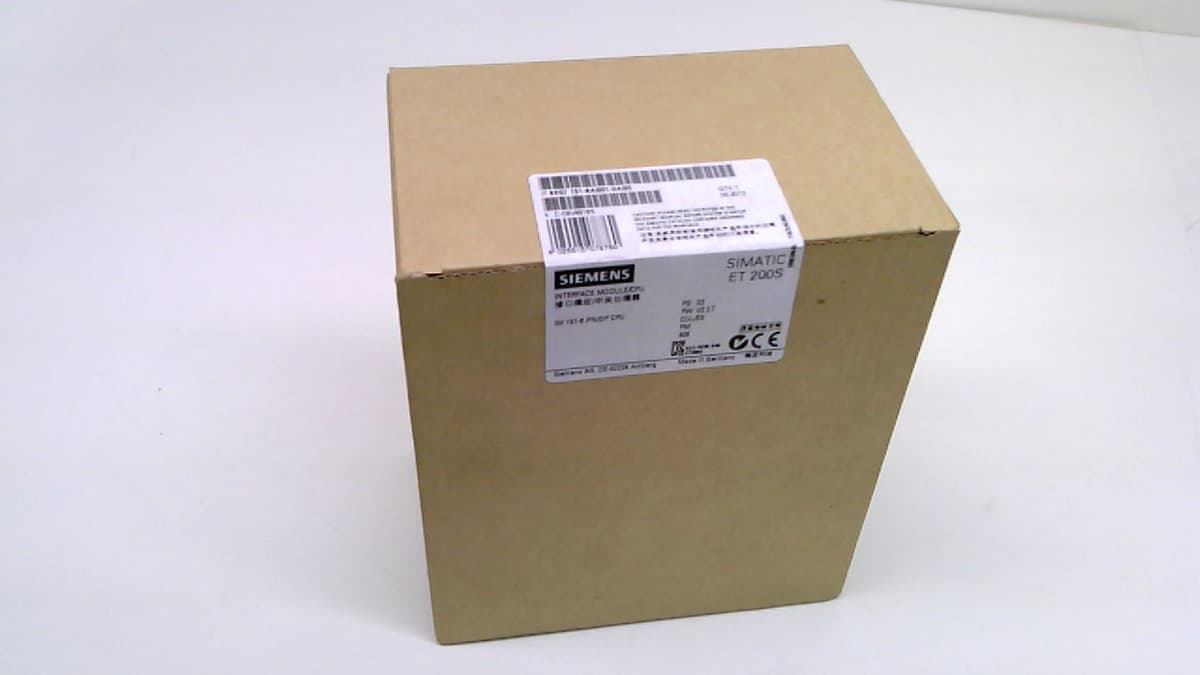 Siemens ET200 ST70 6ES7151-8AB01-0AB0 módulo interfaz IO distribuido PROFIBUS IP20 montaje DIN industrial ST70-ET200