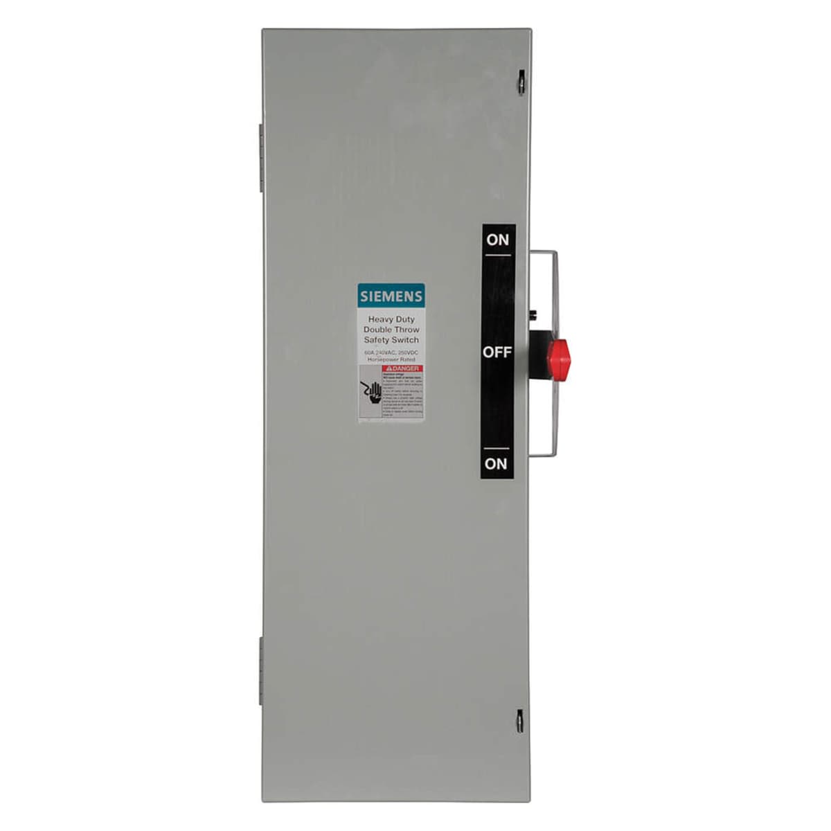 SIEMENS HI DTF321 Interruptor de Seguridad con Doble Conmutación 30A 3 Polos 240V 3 Hilos con Fusibles - Switch de Transferencia Fused Double Throw