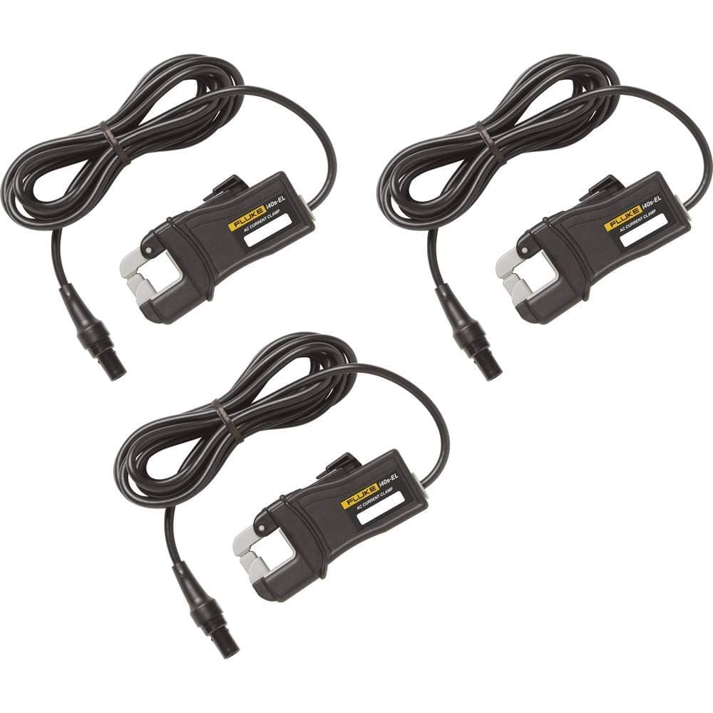 Fluke 17xx i40s-EL/3pk Pinzas Amperimétricas de Corriente AC Clamp-on, Juego de 3 Transformadores de Corriente, Accesorio para Registradores Fluke 4637409