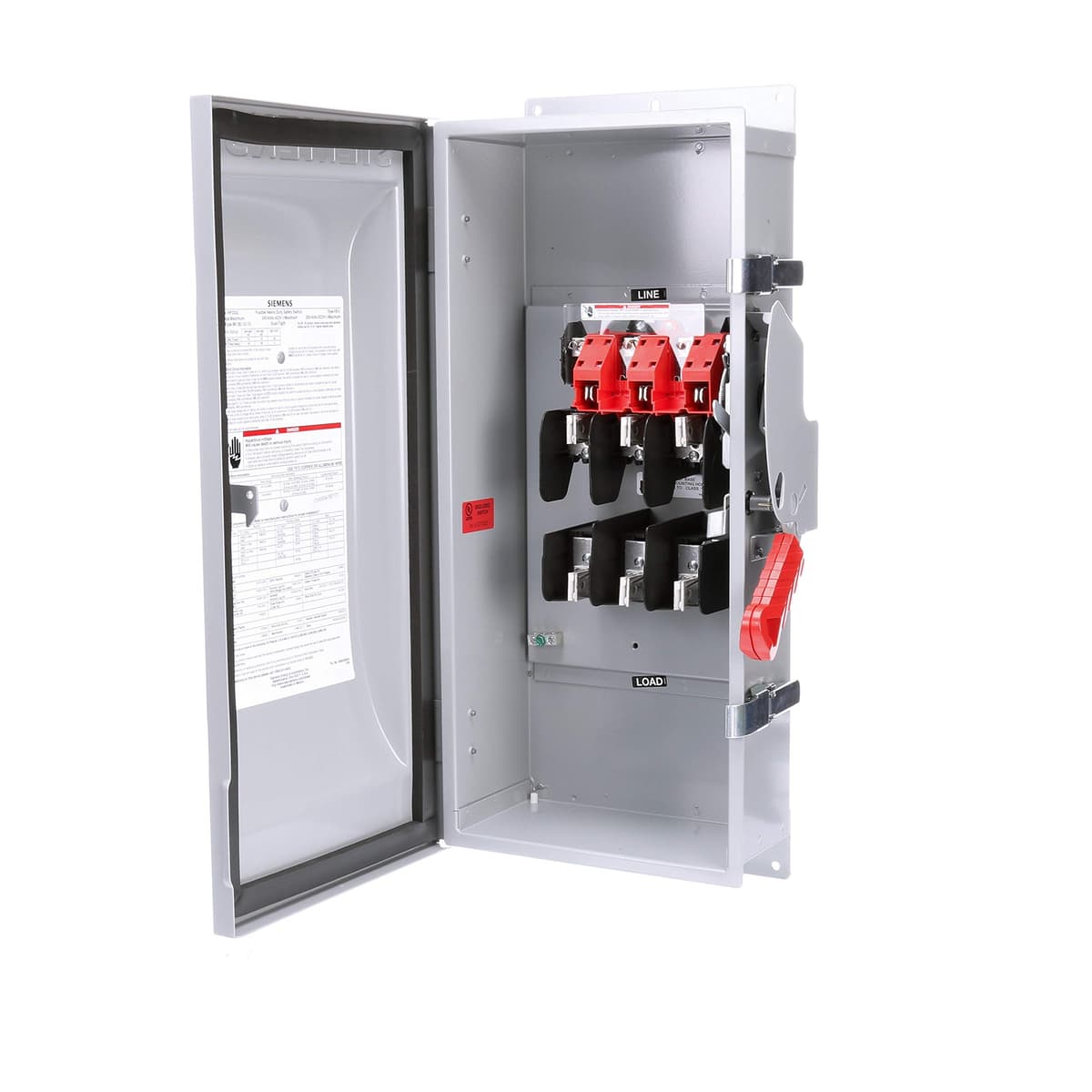 Siemens HI HF323J Interruptor de Seguridad Pesado Fusible 100A 3 Polos 240V 3 Hilos