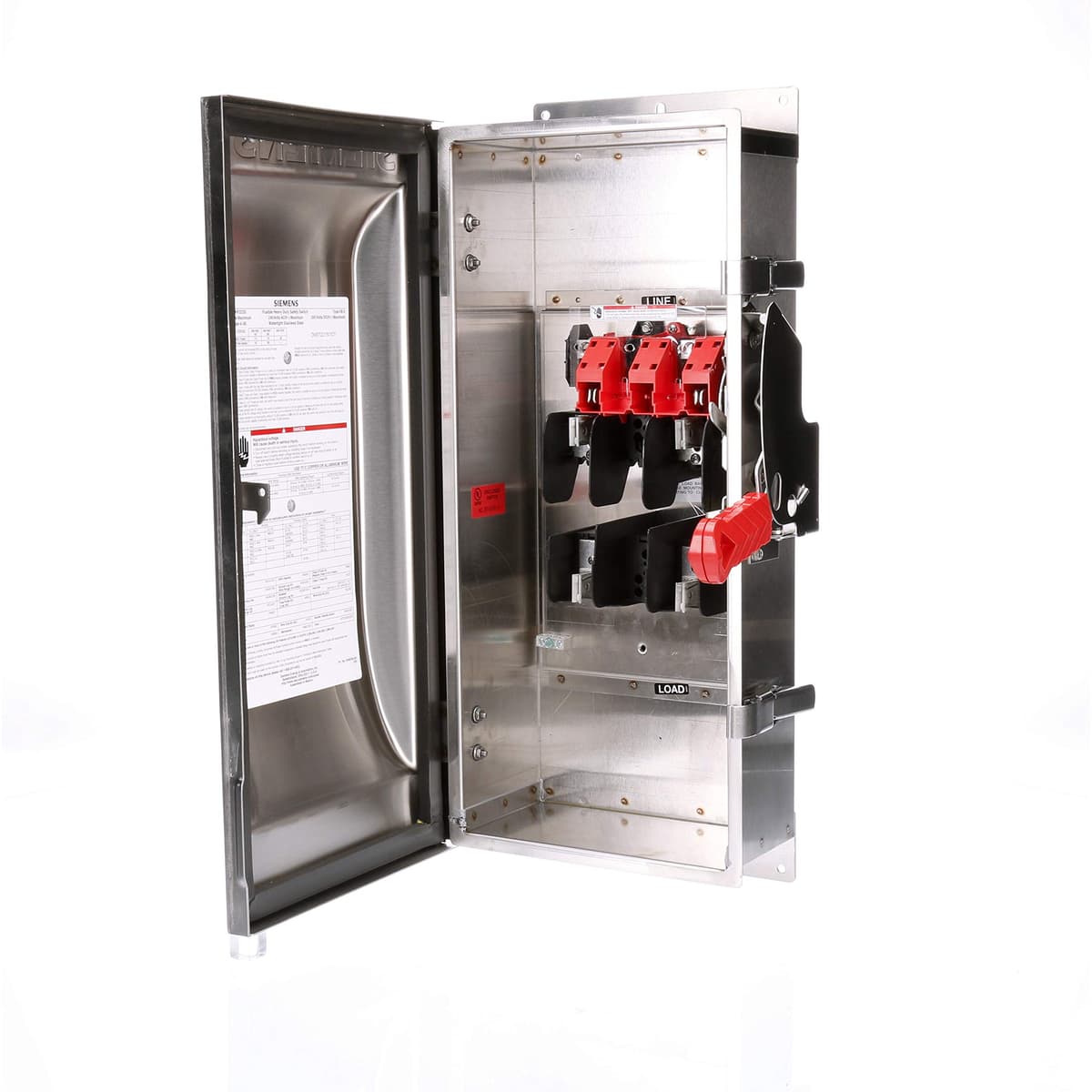 SIEMENS HI HF223S Interruptor de Seguridad Pesado 100A 2 Polos 240V 2H Fusible, Switch de Desconexión, Código de Parte HF223S