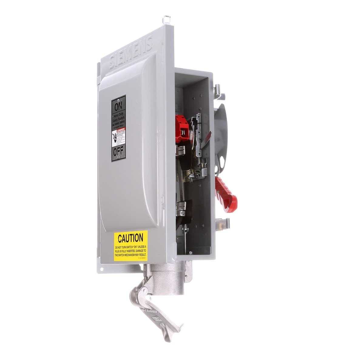 Siemens HF362JPN Interruptor de Seguridad con Receptáculo, 60A, 3 Polos, Con Fusibles, PN, Montaje en Panel, Industrial