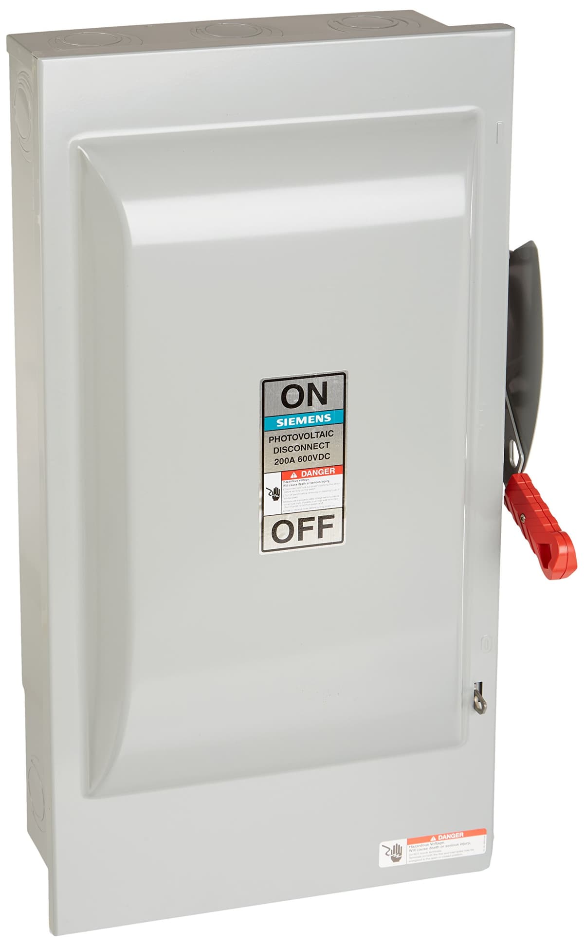 Siemens HI HF364PV Interruptor Fusible Heavy Duty 200A 3 Polos 600V DC PV Tipo 1