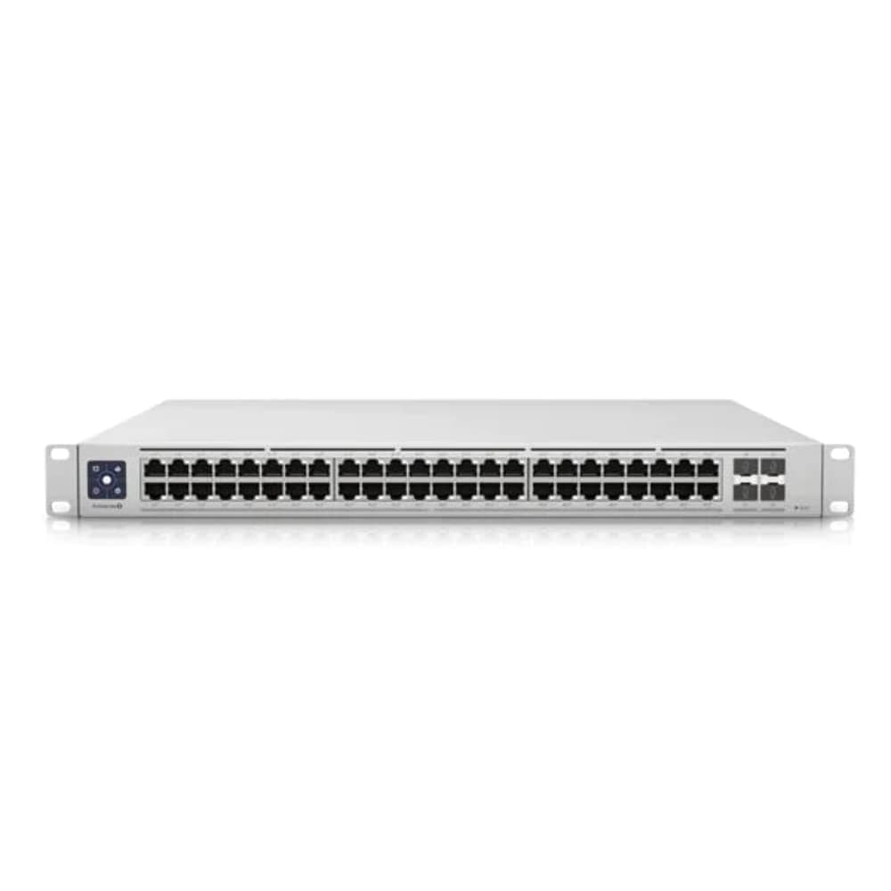 Ubiquiti Networks Enterprise USW-Enterprise-48-PoE Switch 48 Puertos PoE Gigabit/2.5GbE, Uplink SFP+, Administración L2/L3, Montaje en Rack, Alto Rendimiento para Redes Empresariales