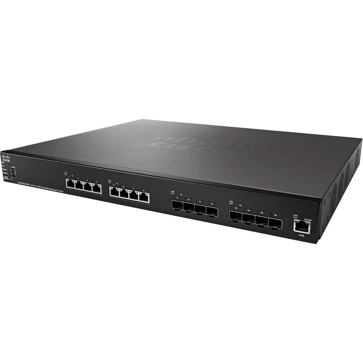 Cisco SG550XG-8F8T-K9 Switch Gestionable 8x 10GBase-T y 8x 10Gb SFP+ Reacondicionado SG550XG-8F8T-K9-NA