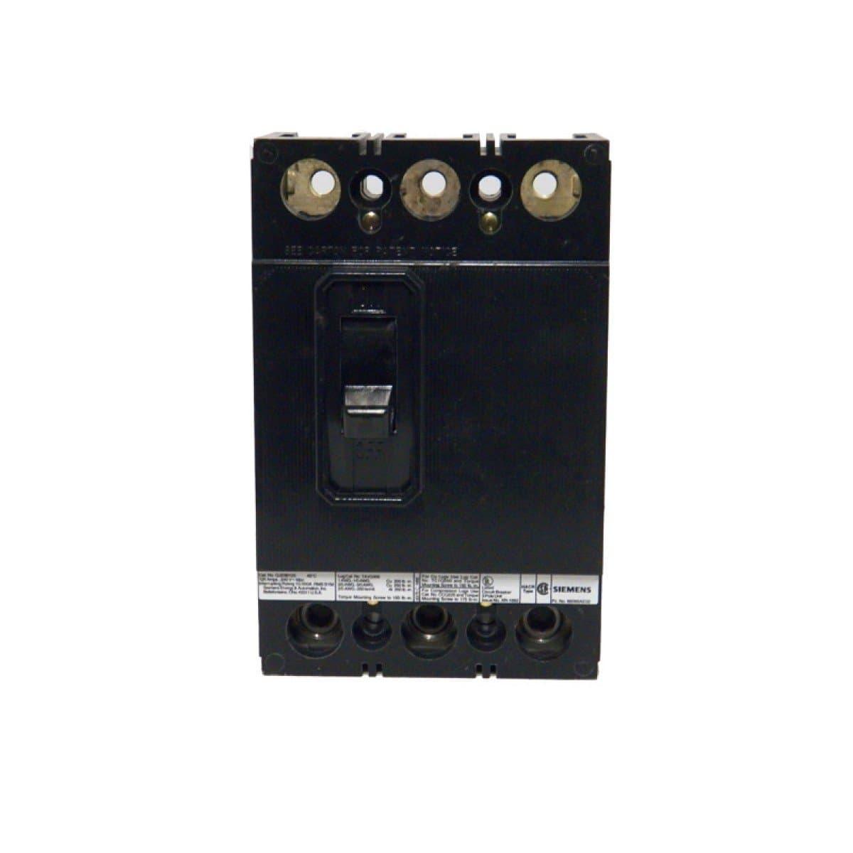 Siemens HI QJ23B090H Interruptor Termomagnético 3 Polos 90A 240V 42kAIC Breacker Disyuntor para Tablero Eléctrico