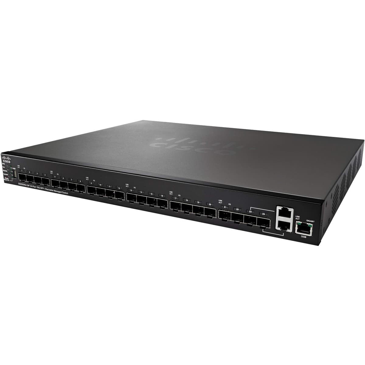 Cisco SG550XG-24F-K9-NA Switch Gestionable Apilable 24 Puertos 10G SFP+ Reacondicionado