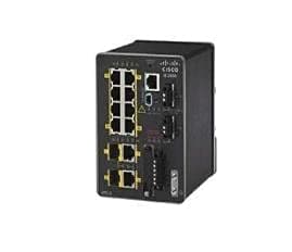 Cisco IE-2000-8TC-G-L Switch Gestionable Fast Ethernet (10/100) Negro, 8 Puertos RJ45,2x 2GE, Mini-USB, RS-232, EtherNet/IP, PROFINET, LAN Lite