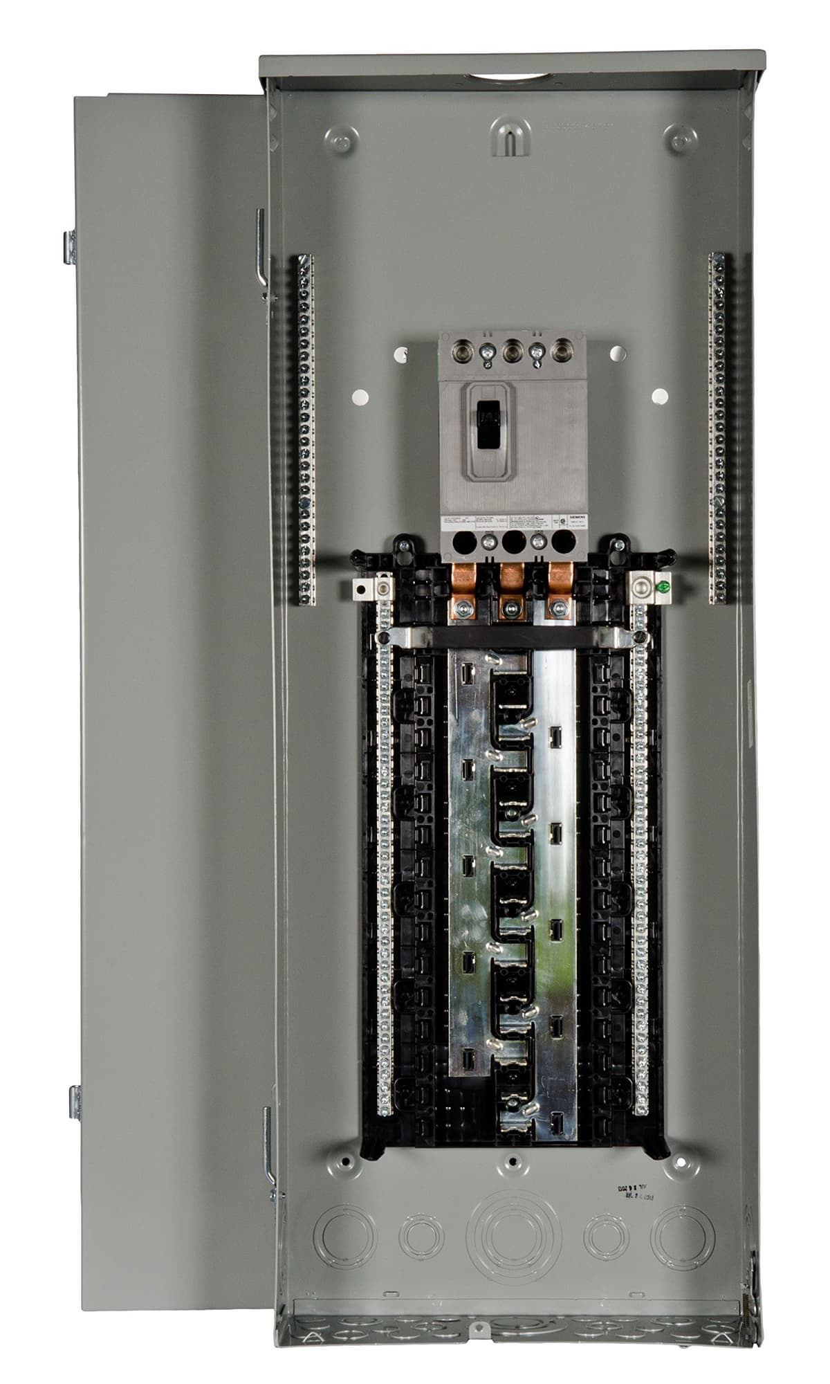 SIEMENS HI PW3054B3200CU Tablero Principal 200A 3 Fases Exterior 30 Espacios 54 Circuitos Interruptor Principal Centro de Carga