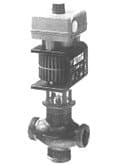 SIEMENS Building Technologies MXG461.32-12U Válvula magnética 1-1/4", 2 vías o mezcladora, 14 Cv, control 0-10V, con uniones NPT