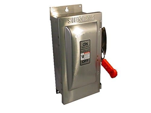 SIEMENS HF361S Interruptor Seccionador Fusible 30A 600V 3P 3Fase NEMA 4X Usado