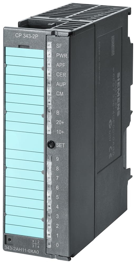 Siemens SIRIUS 6GK7343-2AH11-0XA0, Procesador de Comunicación SIMATIC NET, Módulo CP Ethernet, Industrial Automation, PLC Networking