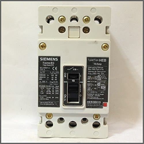 SIEMENS HEB3B040B interruptor automático termomagnético 3 polos 40A ITE Siemens breaker industrial circuito compacto