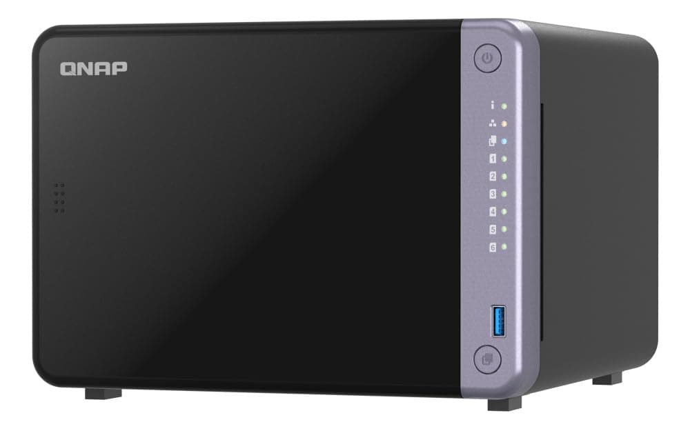 QNAP TS-632X-4G NAS de Escritorio 6 Bahías 3.5" AL524 Quad-Core 2.0GHz