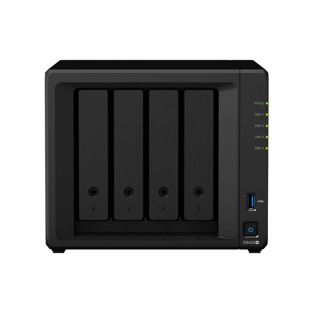 Synology DiskStation DS420+ NAS para Empresas con CPU Celeron, 6GB RAM, SSD M.2 NVMe 1TB, Almacenamiento SSD 8TB, Sistema DSM ASIHLAMZ467