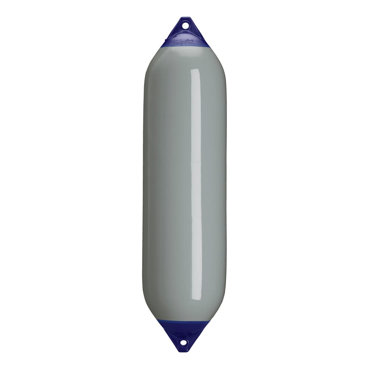 Polyform F-Series F-8 Fender náutico estándar con ojo de cuerda - Gris 58486316