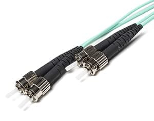 FCD - Cable de fibra OM4 Duplex 50/125 ST a ST, 300M, Plenum, 100Gb, Bend Insensitive FCDUS399v11581