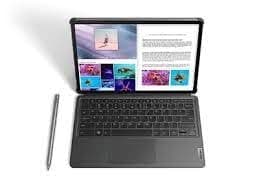 Lenovo Tab P12-2023 - Tablet con pantalla táctil expansiva - Pantalla 12.7" 3K - Cámara 13MP - 8GB de memoria - 128GB UFS de almacenamiento - Android 13 - Dolby Atmos - Cuatro parlantes JBL - Incluye lápiz y teclado ZACH0176US
