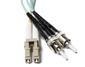 FCD - Cable de fibra OM4 LC a ST Duplex 50/125, 300M, Plenum, Bend Insensitive, 100Gb FCDUS400v11618
