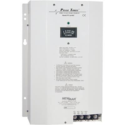 Newmar Cargador de baterías Phase 3 24V 45A, 3 bancos (PT-24-45U)