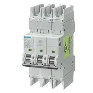 SIEMENS 5SJ4308-8HG42 Interruptor automático en miniatura para riel DIN de 35 mm 3 polos 8 amperios 480Y/277 voltios 125 voltios CC