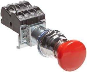 Siemens 51PA2D1LB Botón mushroom push-pull para áreas peligrosas, 2 posiciones, mantenido, cabeza 1-5/8", negro