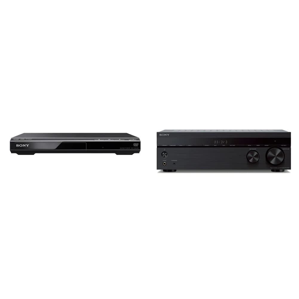 Pack Sony: Reproductor DVD DVPSR210P + Receptor AV STR-DH590 5.2 canales