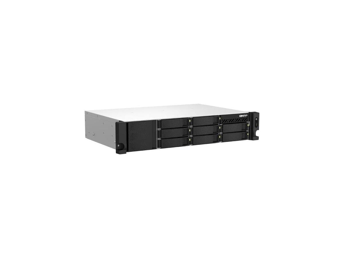 QNAP TS-873AeU-RP-4G-US 8 Bay High-Speed Short Depth Rackmount Dual-2.5GbE NAS AMD Ryzen CPU, 4GB DDR4 Memory and 2.5GbE (2.5G/1G/100M) Network Connectivity (Diskless) B09W4FSWHF-1
