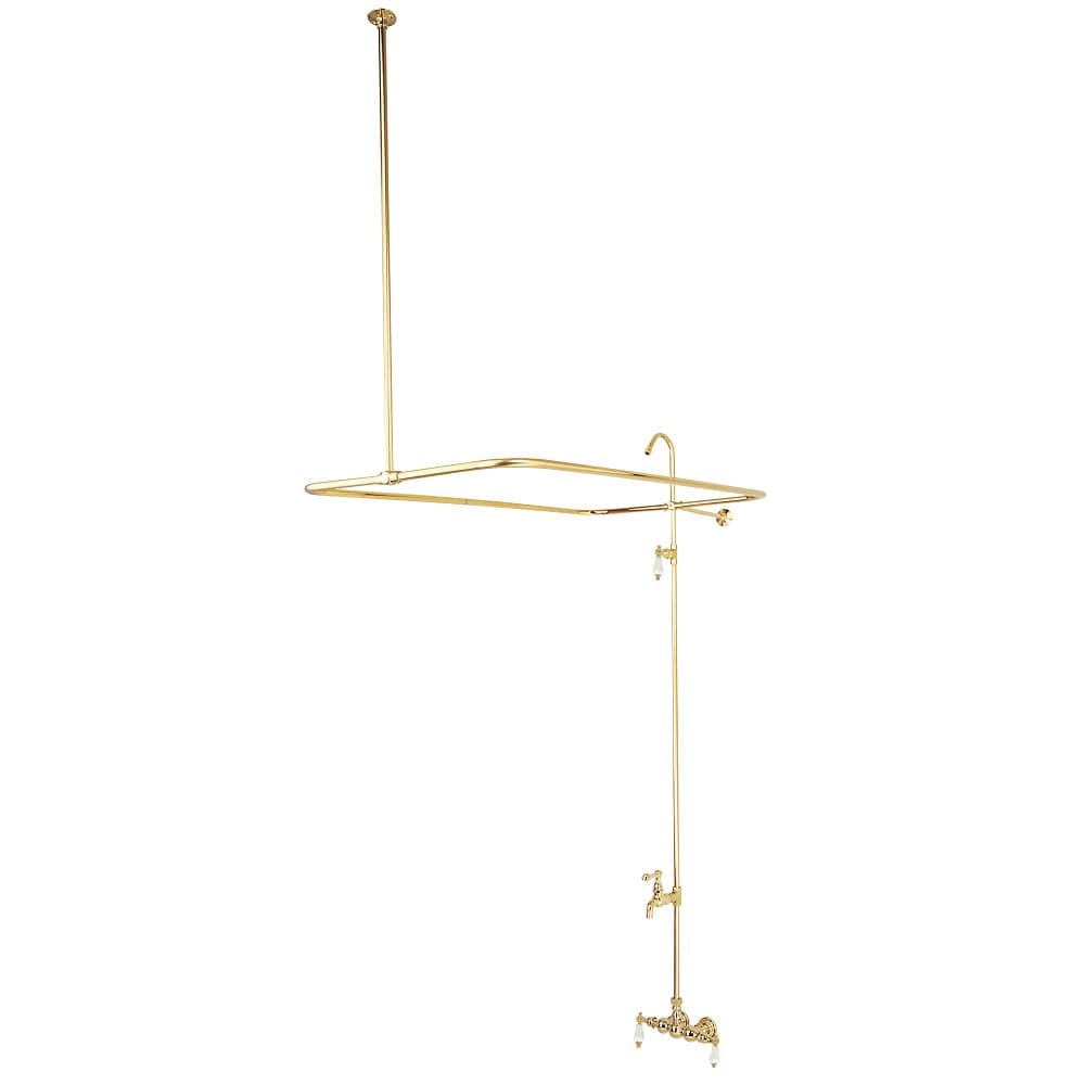 Kingston Brass Grifo para tina con patas CC65T2 Latón pulido