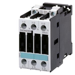 Siemens 3RT10 26-1BB40-0UA0 Contactor NEMA 3 polos, tamaño S0, tornillos, bobina 24V DC