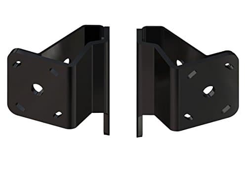 JL Marine Kit de Placa Dual Braced S-2-2 Negra PKBD-S-2-2-BLK