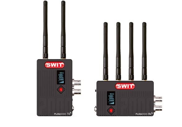 SWIT FLOW2000 Sistema Wireless SDI & HDMI 600m/2000ft - Transmisión KUWI 5GHz SW-6-US