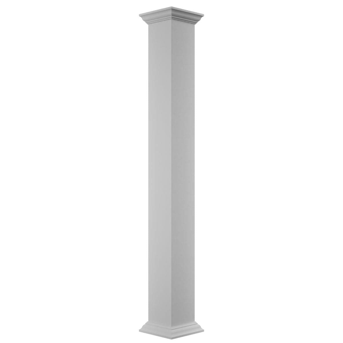 Ekena Millwork Column Wrap Kit cuadrada no cónica 12" x 10' PVC ECK1210ENPCRCR