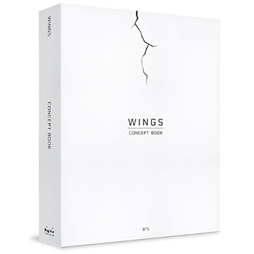 BTS Bangtan Boys - BTS Wings Concept Book + Marco de fotos en papel + Lenticular + Set extra de photocards