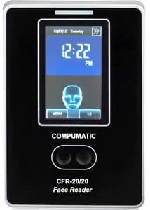 Compumatic CFR-20/20 v2 SISTEMA DE CONTROL DE ASISTENCIAS POR RECONOCIMIENTO FACIAL BIOMÉTRICO TOUCHLESS, WiFi, Software CompuTime101 Incluido, ¡0 CUOTAS MENSUALES!