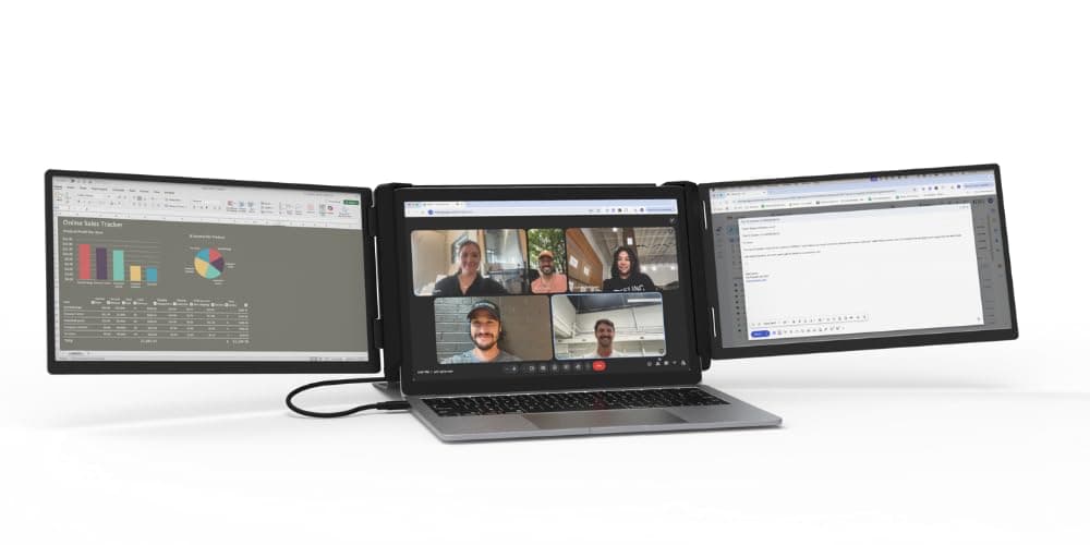 Xebec Tri-Screen 3 para Mac - Extensor de pantalla con adaptador DisplayLink incluido XTS3