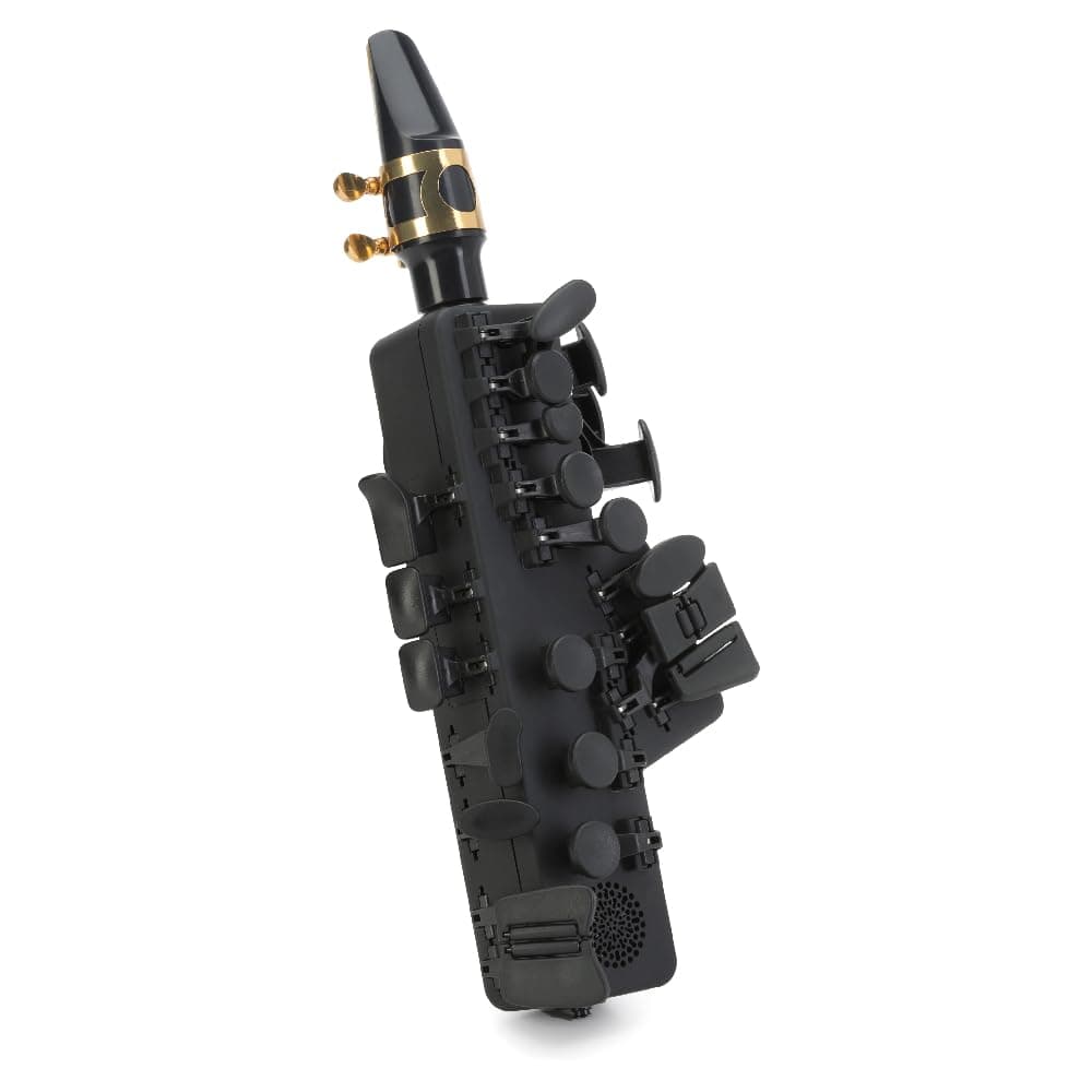 odiseimusic Travel Sax 2 (Black) - Saxofón digital compacto para práctica silenciosa y MIDI TS2B