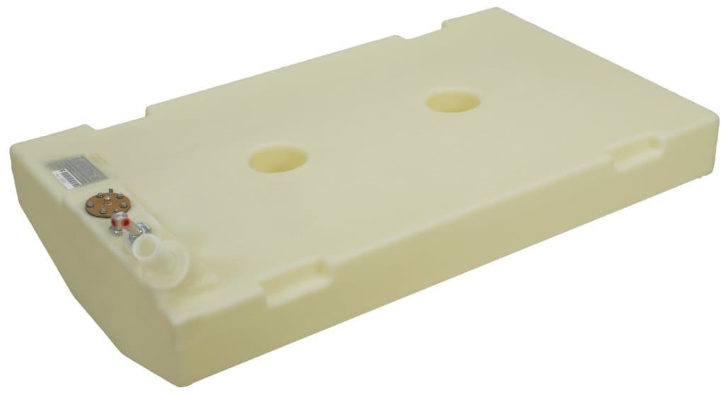 Tanque de combustible permanente Moeller Below Deck 29 galones (43" x 25.75" x 12.92") 032529