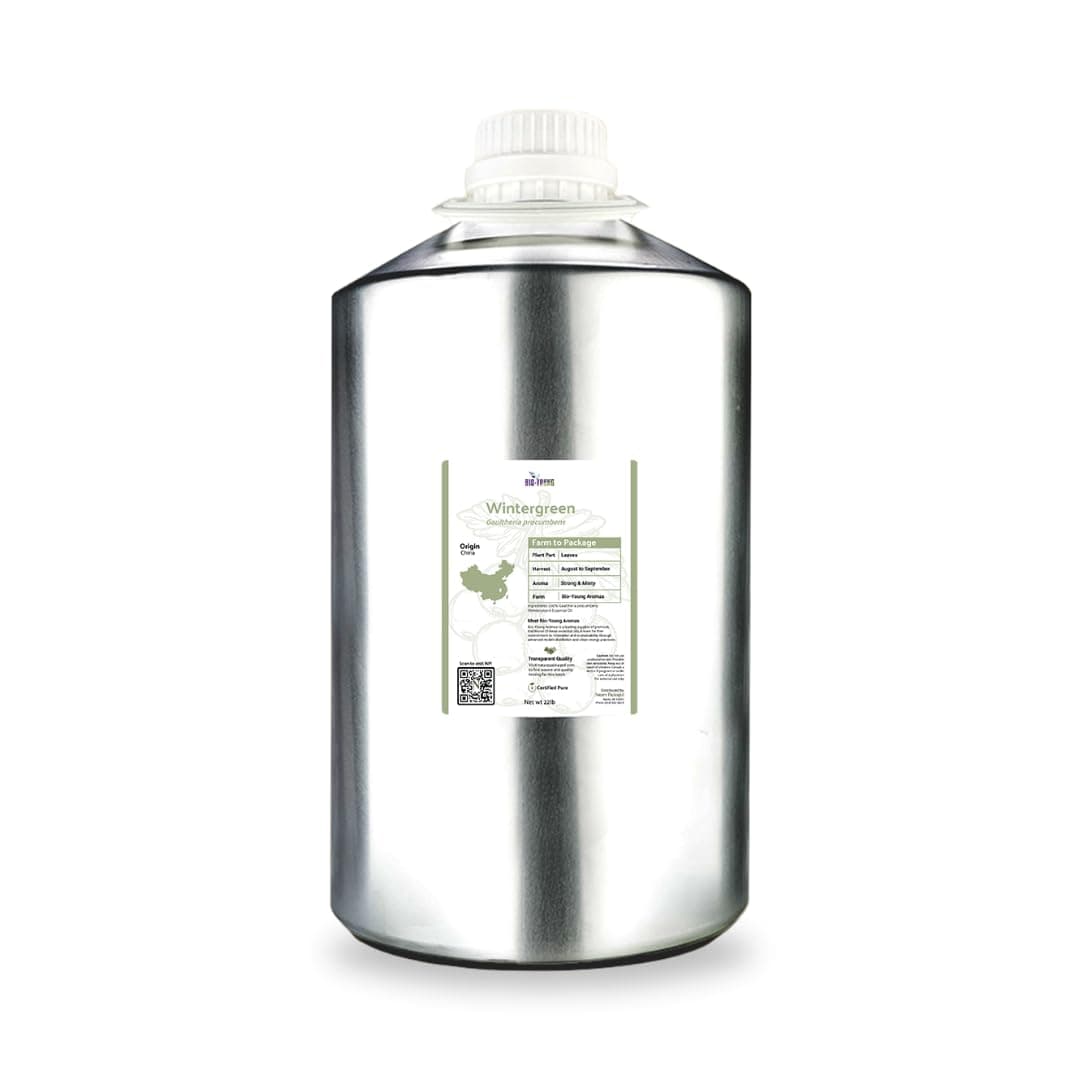 Nature Packaged Wintergreen Essential Oil - Aceite de Gaulteria 100% puro (22lbs) - Direct from China