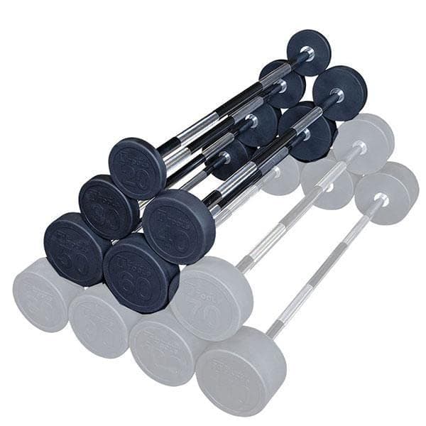 Body-Solid Barra Recta Fija Revestida de Goma SBBS200 - 200 lb