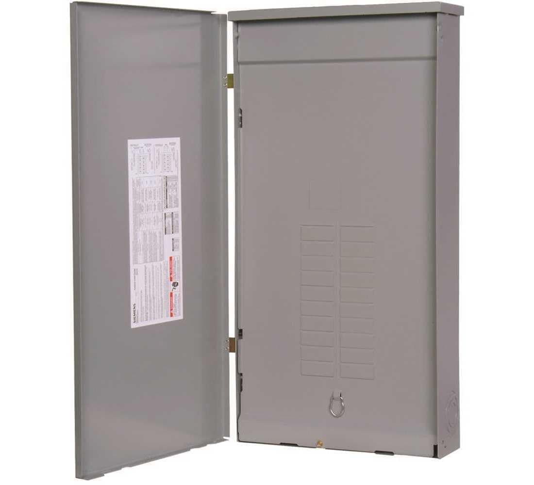Siemens PNW2040L1200C Centro de carga ensamblado Plug-on Neutral, 20 espacios (40 circuitos), 120/240V (200A)