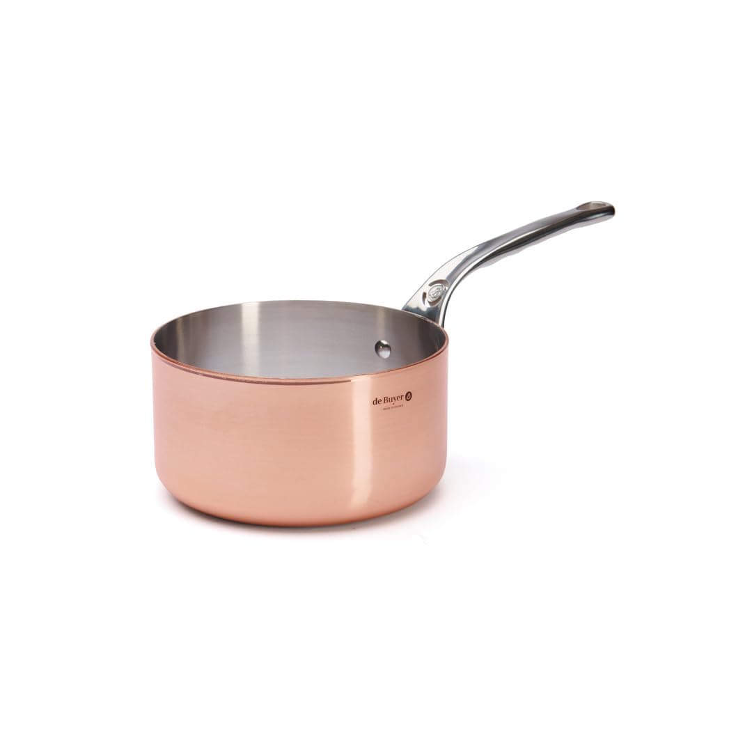 de Buyer PRIMA MATERA 8" cazuela redonda cobre-acero inoxidable, apta para inducción 6206.20
