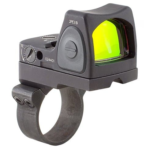 Trijicon RMR/Adjustable LED RMR Tipo 2 6.5 MOA Punto Rojo LED Ajustable con Montura RM36 para Visores ACOG 1.5x16, 1.5x24,2x20,3x24 y 3x30 Sin Jefes RM07-C-700684