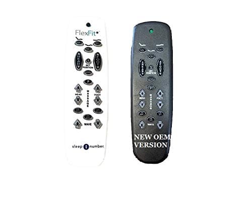 Leggett Replacement Remotes Control remoto versión Raven Black compatible con Sleep Number Flex Fit / Flex Fit Plus / Precision Comfort 6aff2022-9c39-411f-bc9b-24c3e7fe1e67