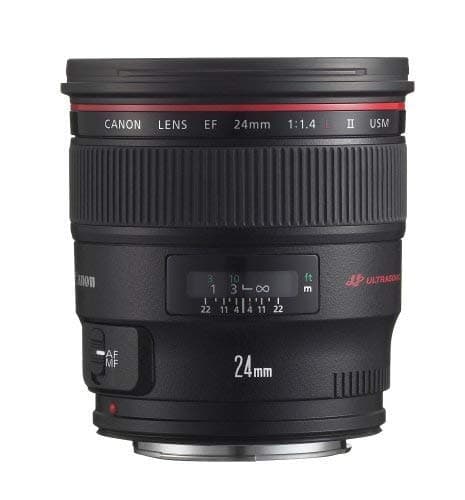 Canon EF 24mm f/1.4L II USM Objetivo Gran Angular Fijo (Reacondicionado) 2750B002-cr