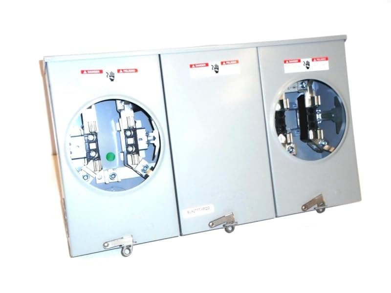 SIEMENS SUA2717-YPQG Centro de alimentación, base para medidor 2 posiciones 200A 300V