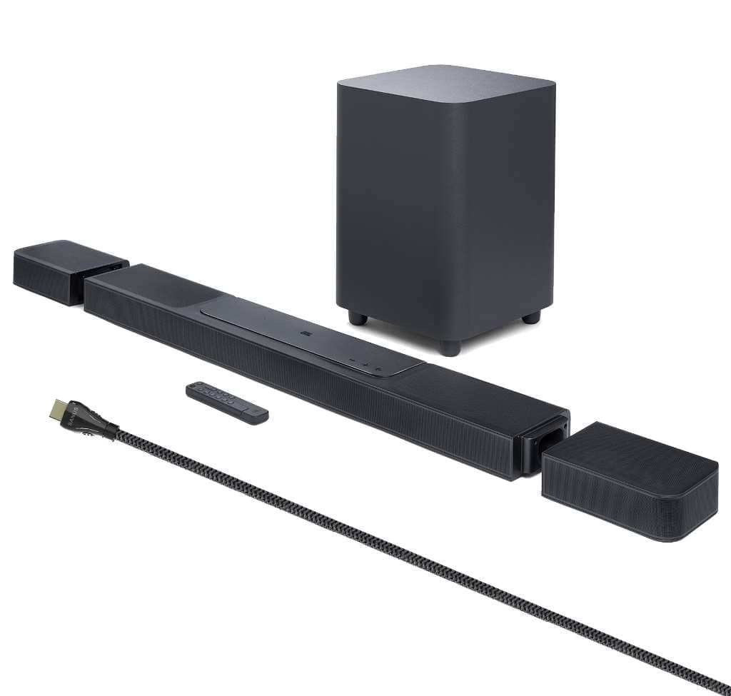 JBL BAR 1300X PRO - Soundbar 11.1.4 con Subwoofer 12" y Altavoces Traseros Desmontables GRAM-BAR1300-BUNDLE