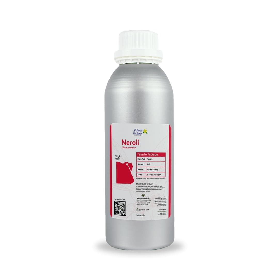 Nature Packaged Aceite de Neroli - Al Sheikh, Egypt - Steam Distilled (2lbs)